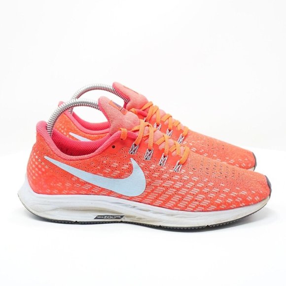 Nike Shoes - Nike Womens Zoom Pegasus 35 Running Shoes Orange Lace Up Size 8.5